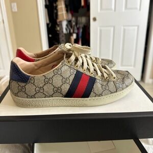 Gucci  Ace GGs Sneakers size 7